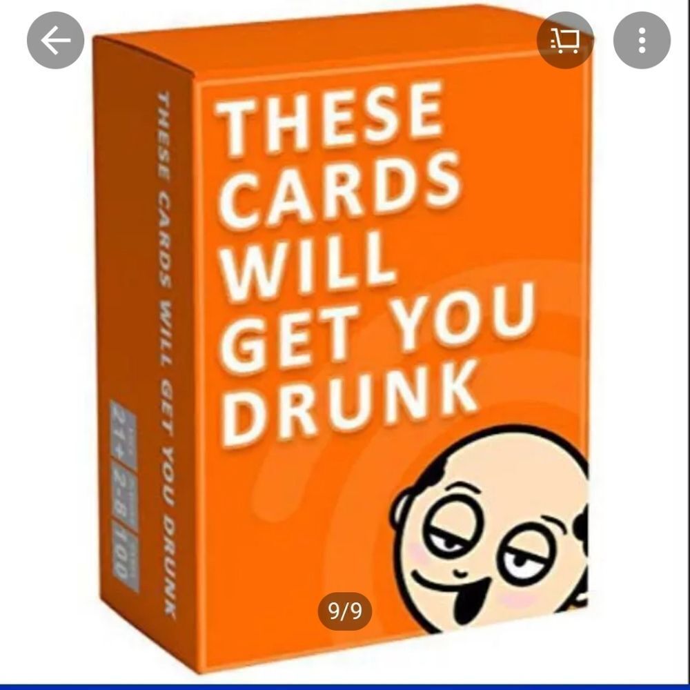 Party Game "These Cards Will Get You Drunk" Adult Drinking Friends Fun NEW Box